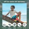 Kanu Surf Boys, Barracuda Quick Dry UPF 50+ Beach Swim Trunk, Apollo Multi, 8 view 2