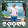 Kanu Surf Boys Reflection Quick Dry UPF 50+ Beach Swim Trunk, Moonbeam Royal, 3T view 2