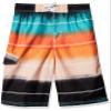 Kanu Surf Boys, Barracuda Quick Dry UPF 50+ Beach Swim Trunk, Apollo Black, 3T view 1