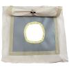 DANCHEL OUTDOOR Canvas Stove Jack with Flap for Dia. 3.9" Fire Resistant Hole for Bell Tent Camping, Hot Tent Stove Jack Kit for Chimney| Extra A/C Side Vent view 1