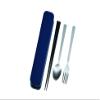 Tatsumiya 3306 Navy Adult Cutlery Size: Approx. W 8.7 x D 1.7 x H 1.1 inches (22.2 x 4.4 x 2.9 cm) view 1