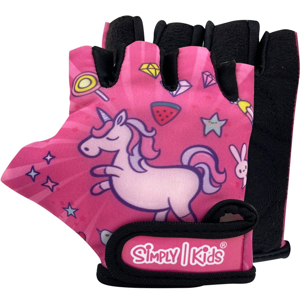 Fingerless Kids Bike Gloves for Balanced Bike Mountain Bicycle Riding - Fingerless Toddler Cycling Glove with Extra Protective Cushions for Girl Boy