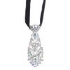 Sperrins Crystal Rhinestone Small Necktie Adjustable Bowtie Formal Wedding Party Bow Ties,Color2 view 4