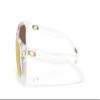 Oakley OO9102 Holbrook Sunglasses, Clear/Prizm 24K Polarized, 57 mm view 3