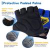 Fingerless Kids Bike Gloves for Balanced Bike Mountain Bicycle Riding - Fingerless Toddler Cycling Glove with Extra Protective Cushions for Girl Boy view 3