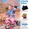 Kids Bike Gloves for Balanced Bike Mountain Bicycle Biking I Breathable Fingerless Toddler Kids Cycling Gloves with Extra Protective Cushions I CPSIA Certified Riding Gloves for Girl Boy view 4
