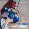 Fingerless Gloves Kids Bike Gloves for Balanced Bike Mountain Riding - Fingerless Toddler Kids Cycling Glove with Extra Protective Cushions for Girl Boy view 2