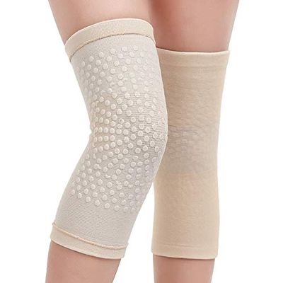 lliang Knee Pads 1 Pair Dot Matrix Heating Self Heating knee Pads Brace Kneepad Tourmaline Knee Support for Arthritis Joint Pain Relief Recovery
