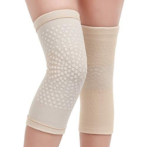 lliang Knee Pads 1 Pair Dot Matrix Heating Self Heating knee Pads Brace Kneepad Tourmaline Knee Support for Arthritis Joint Pain Relief Recovery
