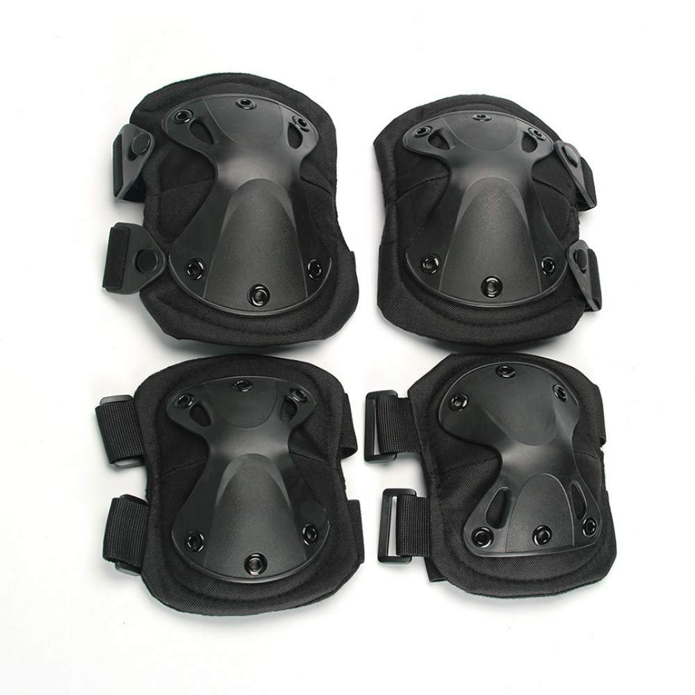 lliang Knee Pads Tactical Paintball Airsoft Hunting Sports Military Protection Knee Pads & Elbow Pads Set