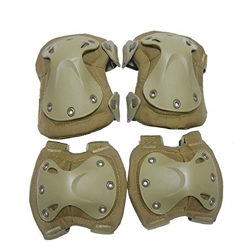 lliang Knee Pads Tactical Knee Pads Paintball Airsoft Hunting Protection Elbow Pads War Game Protector Knee Pads