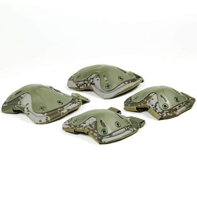 lliang Knee Pads 4 Pcs/lot Tactical Paintball Airsoft Hunting Sports Military Protection Knee Pads & Elbow Pads Set