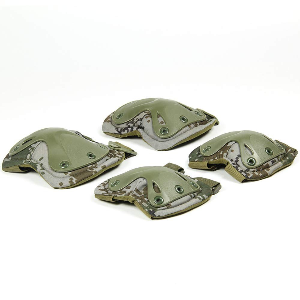 lliang Knee Pads 4 Pcs/lot Tactical Paintball Airsoft Hunting Sports Military Protection Knee Pads & Elbow Pads Set