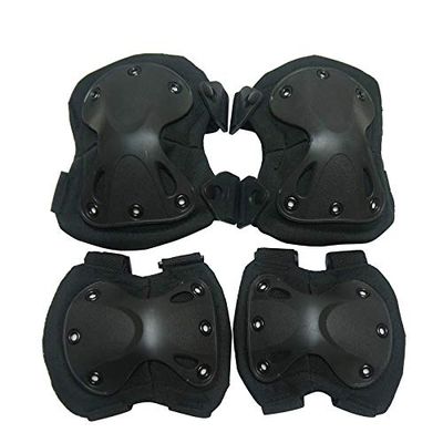 lliang Knee Pads Tactical Paintball Airsoft Hunting Protection War Game Knee And Elbow Protector Knee Pads & Elbow Pads Set