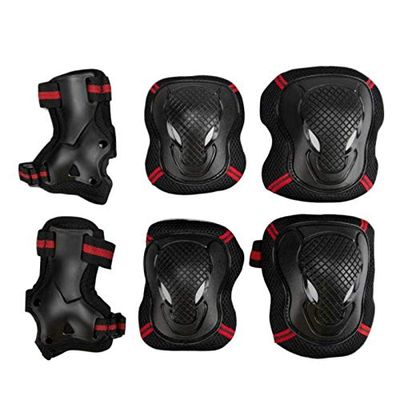 lliang Knee Pads Bike Knee Pads And Elbow Pads With Wrist Guards Protective Gear Set Outdoor Sports Motorcycle Riding Competition