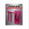 Zero Friction Power 3 Prong Golf Tees, Pack of 20, 3 Inch Pink view 1