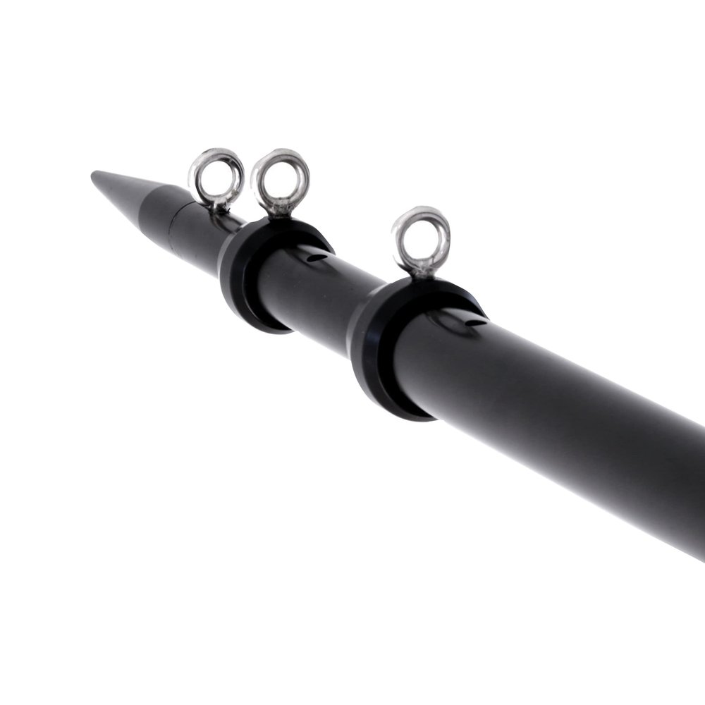 Tigress XD Telescoping Aluminum 12 Center Outrigger, Ideal for Sport Fishing Boats up to 40 feet, Features Tigress XD 316 L Stainless Steel for Durability