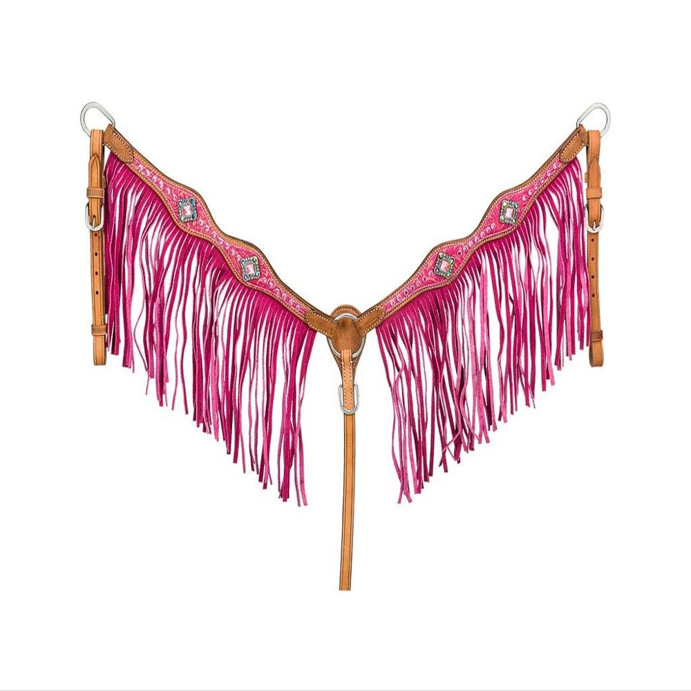 Tough 1 Azalea Fringe Breast Collar