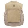 SJK Strike Fishing Vest, 12 Pockets, Neoprene Comfort Collar, Mesh Body, Rod Holder, Quick Dry Material & More, Medium Khaki view 4
