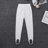FEESHOW Kids Boys Girls Ballet Dance Stirrup Tights Leggings Gymnastics Workout Sports Yoga Pants Stockings Pantyhose White 8-10 view 2
