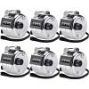 KTRIO Pack of 6 Handheld Tally Counter, 4-Digit Clicker Counter for Knitting Stitch & Golf, Mechanical Pitch Counter for Coaching, Fishing, Lap, People Counting, Fidget & Toddler, Silver view 1