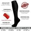 6 Pack Copper Compression Socks for Women and Men Circulation-Best Support for Medical,Running,Nursing,Athletic view 4