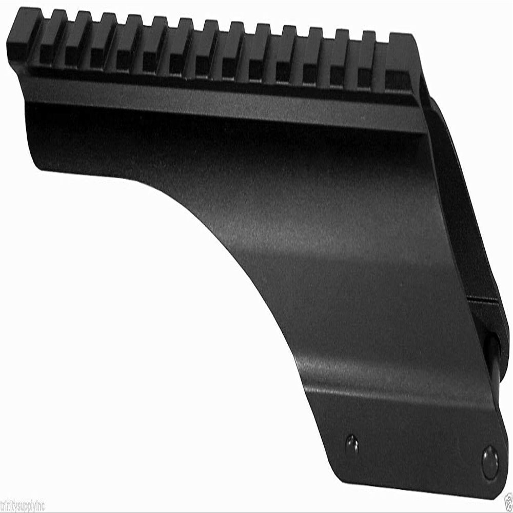Trinity Saddle Mount for Remington 870 12 Gauge Pump Scope Base Mount Picatinny Weaver Single Rail Mount Aluminum Black.