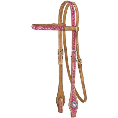 Tough 1 Azalea Fringe Browband Headstall