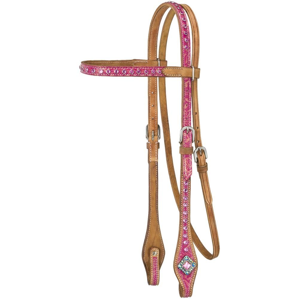 Tough 1 Azalea Fringe Browband Headstall