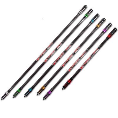 MILAEM 18 Inch 24 Inch 27 Inch 30 Inch 34 Inch Archery Bow Stabilizer Balance Bar Rod Main Rod Carbon Fiber Stabilizer Dampen Weight for Compound Bow Recurve Bow Accessory (Blue, 27 inch)