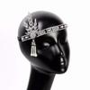 1920's Gatsby Accessories Set for Women, Flapper Costume Jewelry Set Headband Necklace Bracelets (Black) view 2