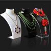 loinhgeo Mannequin Necklace Jewelry Pendant Display Stand Holder Neck Model Show Shelf Home Decor Black view 3
