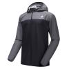 HOTSUIT Sauna Suit for Men Sweat Suits Gym Workout Exercise Sauna Jacket Zip, Gray, L view 3