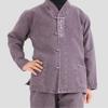 Altair Men Women Cotton 100 Embroidery Shirt Pants Set Zen Meditation,Temple Clothing Fusion Hanbok (Purple, M) view 3