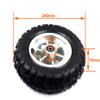 L-faster 9x3.50-5 Air Wheel, Silver, 240mm Diameter, 70mm Width, Aluminium Alloy Hub, Rubber Tyre, Compatible with Scooter, Mountain Skateboard, Off-Road Scooter Wheel view 3