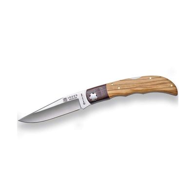 Joker Sports Pocket Knife Pointer NO119 with Olive Wood Handle, Rosewood Ferrule and Blade 3.74 inches MOVA, Fishing Tool, Hunting, Camping and Hiking