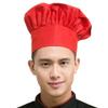 Hyzrz Chef Hat Set of 6 PCS Pack Adult Adjustable Elastic Baker Kitchen Cooking Chef Cap (Red) view 2
