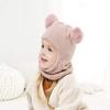 Baby Winter Hat Scarf Mitten Set, Unisex Infant Toddler Kids Hat Scarf (Pink-B, 2-5 Years) view 2
