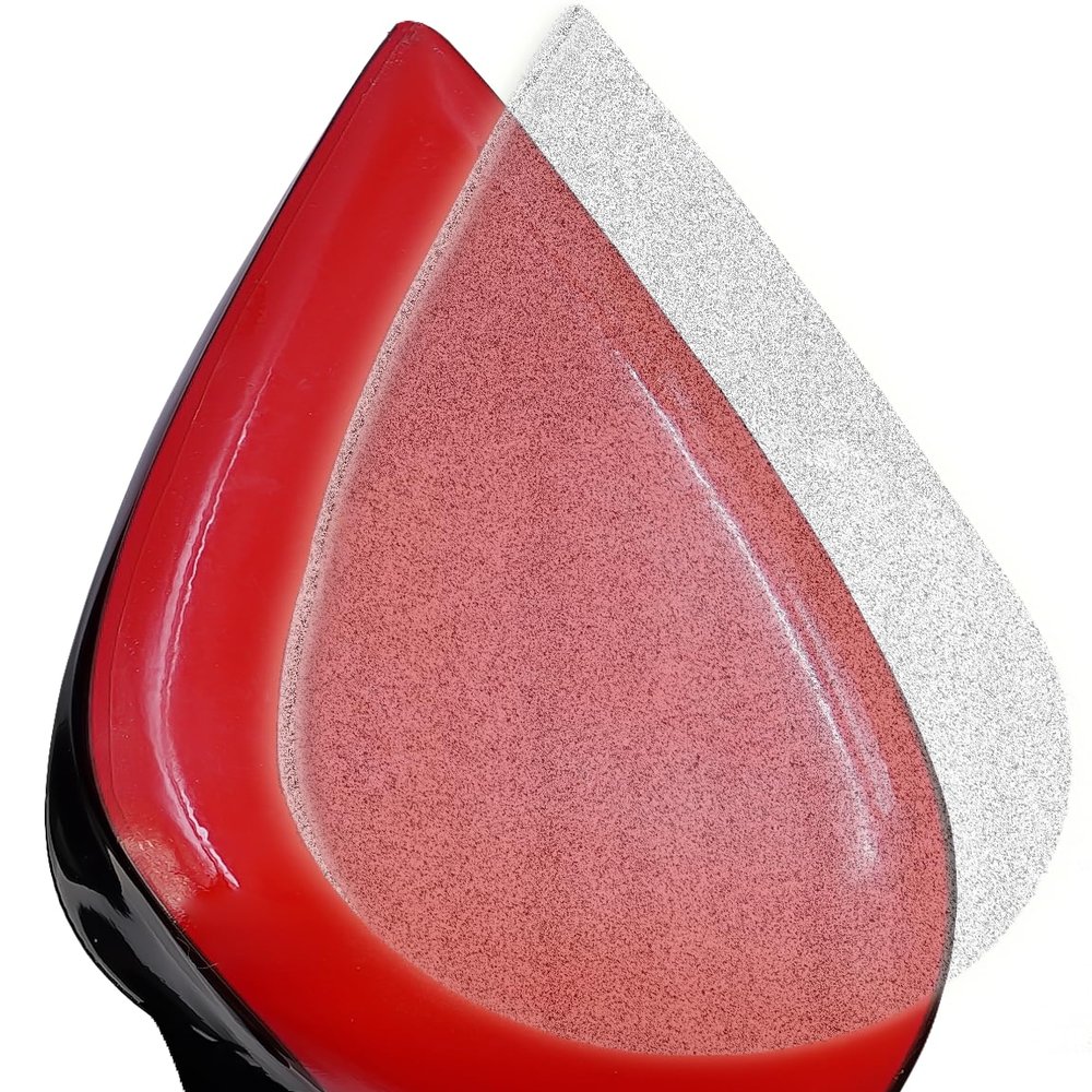 6 Pack- Red Bottom Shoe Protector for Christian Louboutin Red Bottom Sole Protectors - Compatible with All High Heels - 6 Sheets for 3 Pair of Shoes - 5X5 INCH Sheets