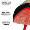 6 Pack- Red Bottom Shoe Protector for Christian Louboutin Red Bottom Sole Protectors - Compatible with All High Heels - 6 Sheets for 3 Pair of Shoes - 5X5 INCH Sheets view 2