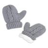 Baby Winter Hat Scarf Mitten Set, Unisex Infant Toddler Kids Hat Scarf (Grey-B, 2-5 Years) view 2