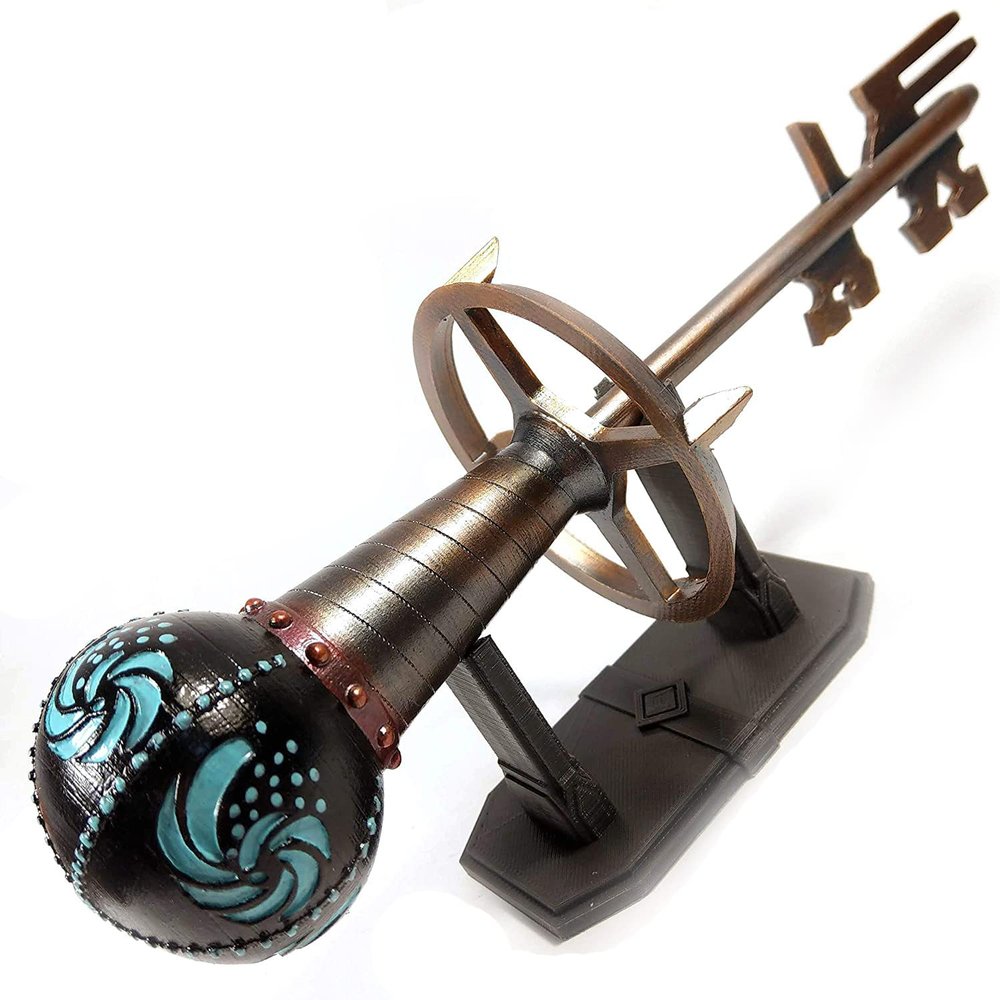 Handmade Skeleton Key Lockpick Thieves' Guild Quest gamer gift props cosplay game