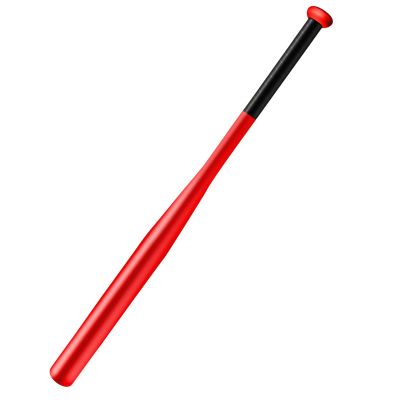 Tuggui Baseball Bat Steel with Carrying Bag (21 in, Red)