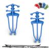 Bagdent Cross Country Skis and Poles Holder  1 Pair, Universal Nordic Ski Pole Carrier (Blue)