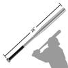 Tuggui Baseball Bat Steel with Carrying Bag (32 in, Silver) view 4