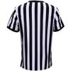 allentian Men's Referee Shirt - Official Black & White Stripe Referee/Umpire Jersey  Pro-Style V-Neck Referee Uniform, Basketball, Football, Soccer (XXL) view 2