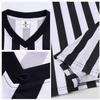 allentian Men's Referee Shirt - Official Black & White Stripe Referee/Umpire Jersey  Pro-Style V-Neck Referee Uniform, Basketball, Football, Soccer (XXL) view 3