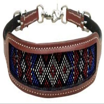 Showman Wither Strap w/Red, White & Blue Rhinestone Diamond Design