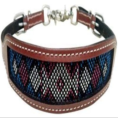 Showman Wither Strap w/Teal & Pink Crystal Rhinestone Diamond Design