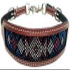 Showman Wither Strap w/Teal & Pink Crystal Rhinestone Diamond Design view 1